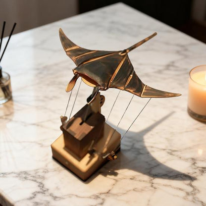 Handmade Wooden Manta Ray